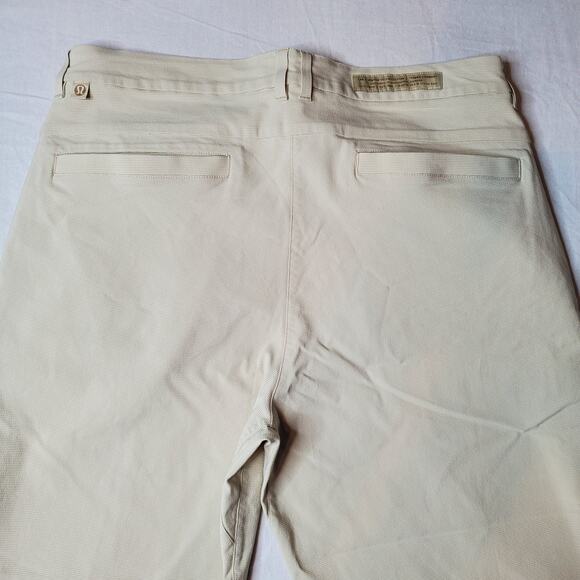 Lululemon Lab Men's Size 36X25 Terra Cosmos Wide Leg Trousers Beige M5ASHS - Picture 6 of 8